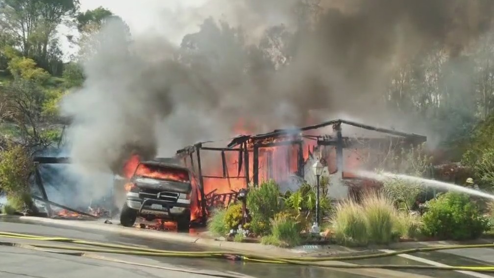 Woman killed in Calabasas mobile home fire