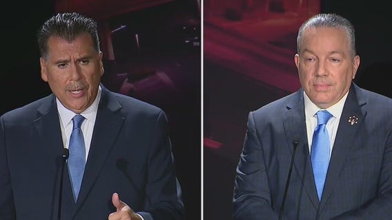 Sheriff Debate: Alex Villanueva calls Robert Luna a puppet; Luna calls deputy gangs 'unacceptable'