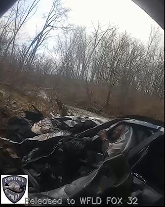 Officer's bodycam video captures rescue of Indiana man