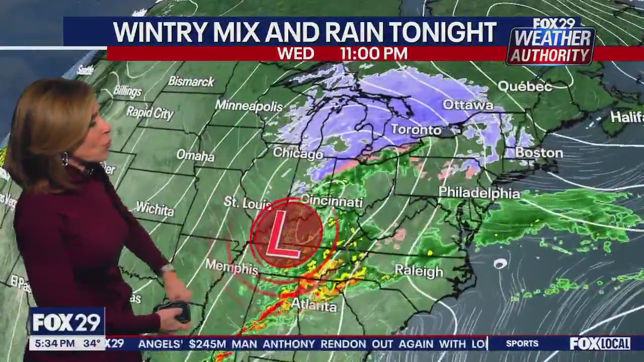 Weather Authority: 5 p.m. Wednesday forecast