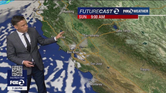 Storm clouds are moving out