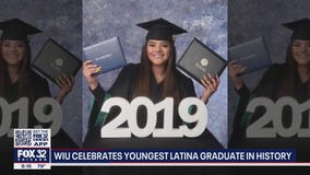 Chicago area woman becomes youngest Latina grad in Illinois university's history