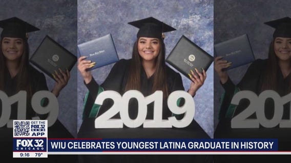 Chicago area woman becomes youngest Latina grad in Illinois university's history