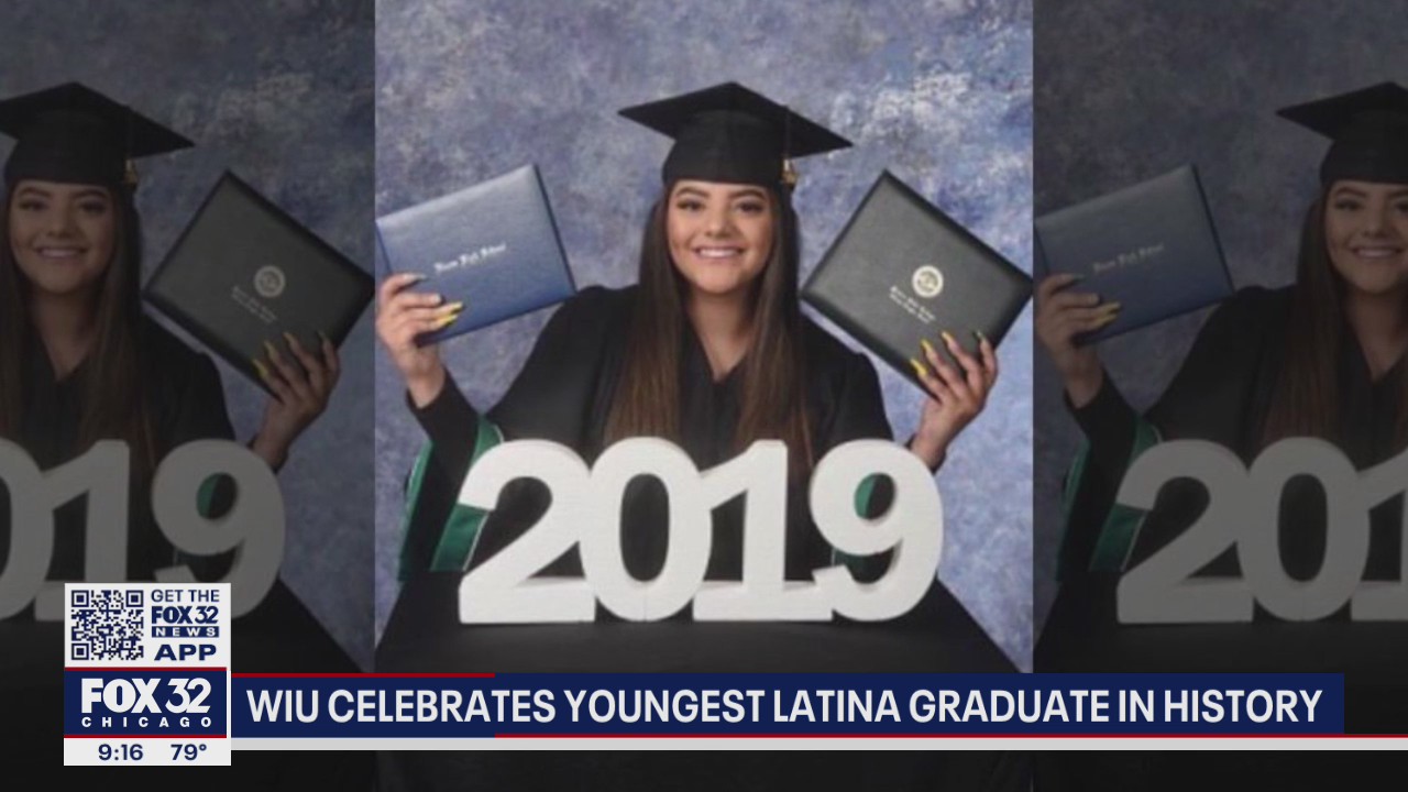 Chicago area woman becomes youngest Latina grad in Illinois university's history
