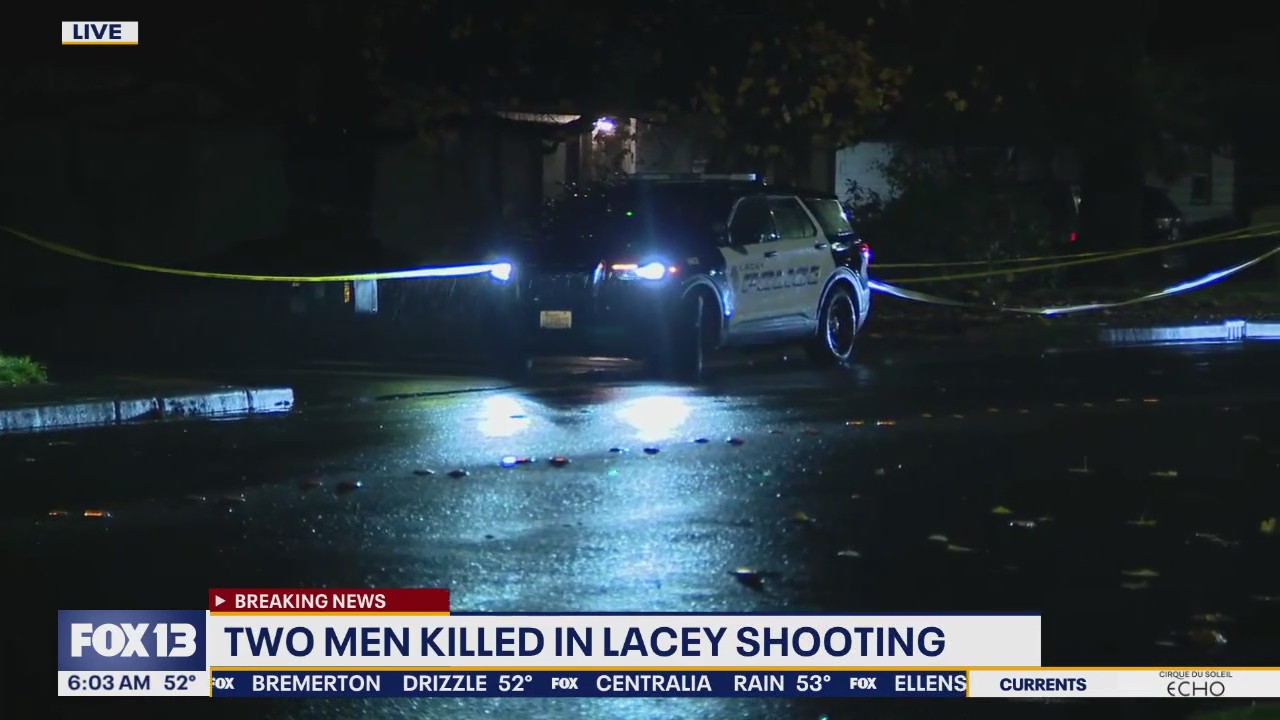 Two men killed in Lacey shooting | FOX 13 Seattle