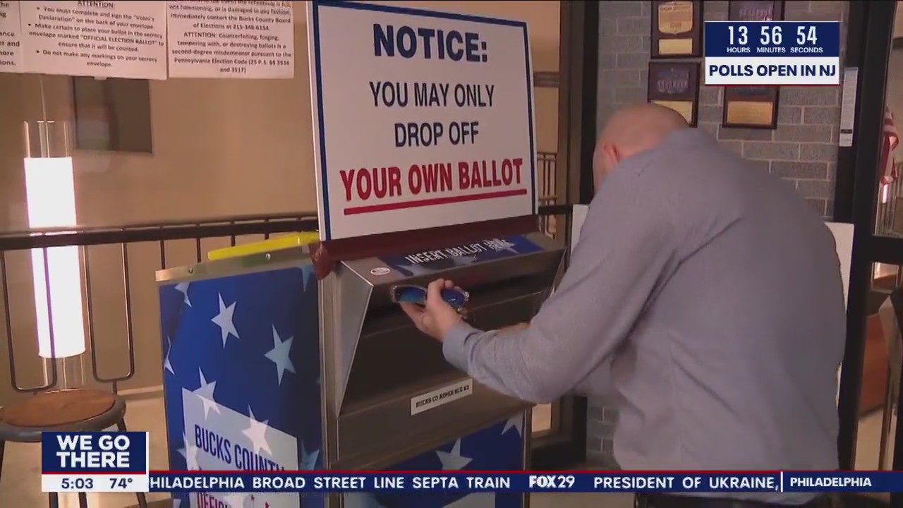 Bucks County officials tout safeguards at ballot dropboxes ahead of Election Day