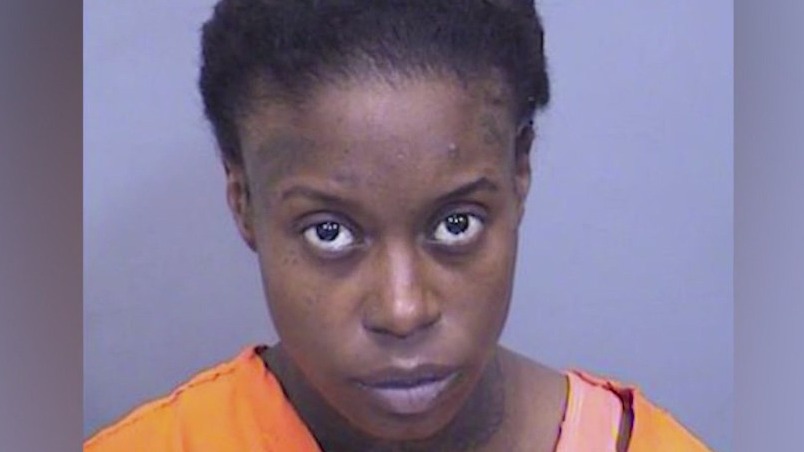 Woman accused of running over Veyo driver with his car