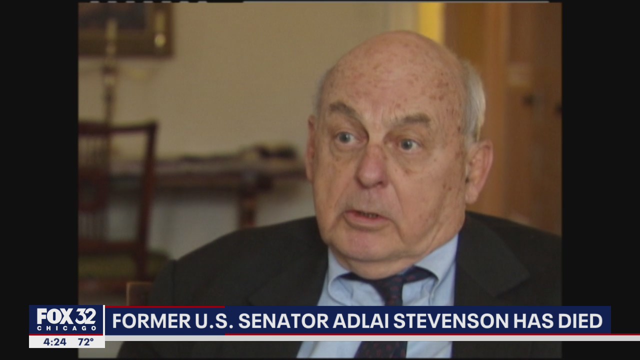 Former US Senator Adlai Stevenson dies at 90