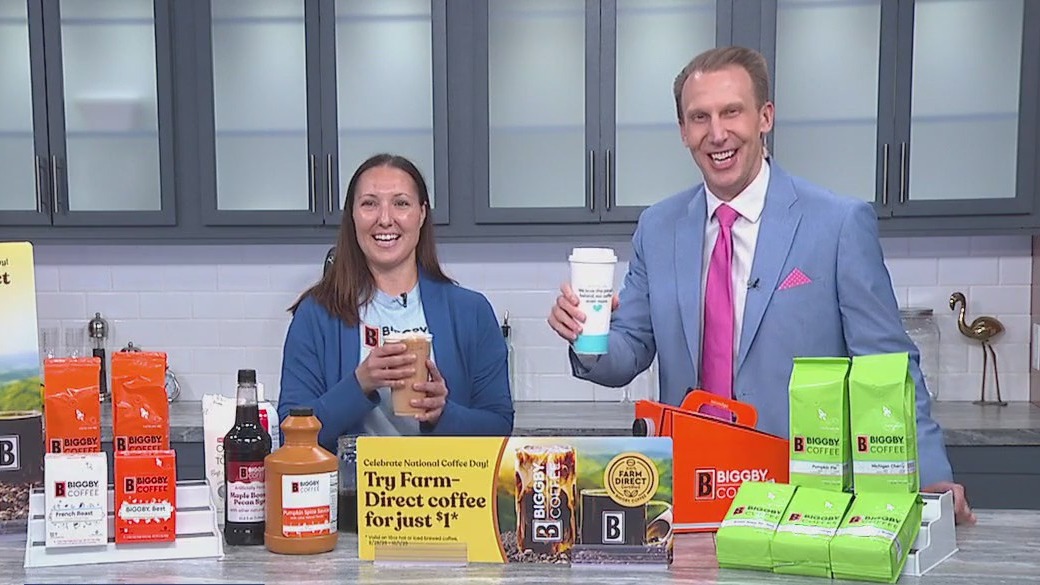 National Coffee Day with Biggby Coffee