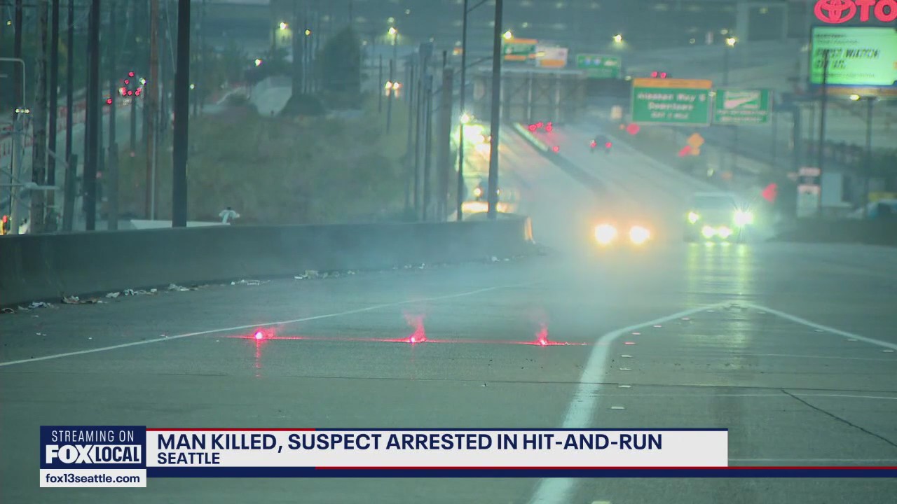 Man killed, driver arrested after hit and run in Seattle | FOX 13 Seattle
