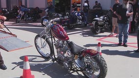Money raised for custom-made motorcycle will help veterans