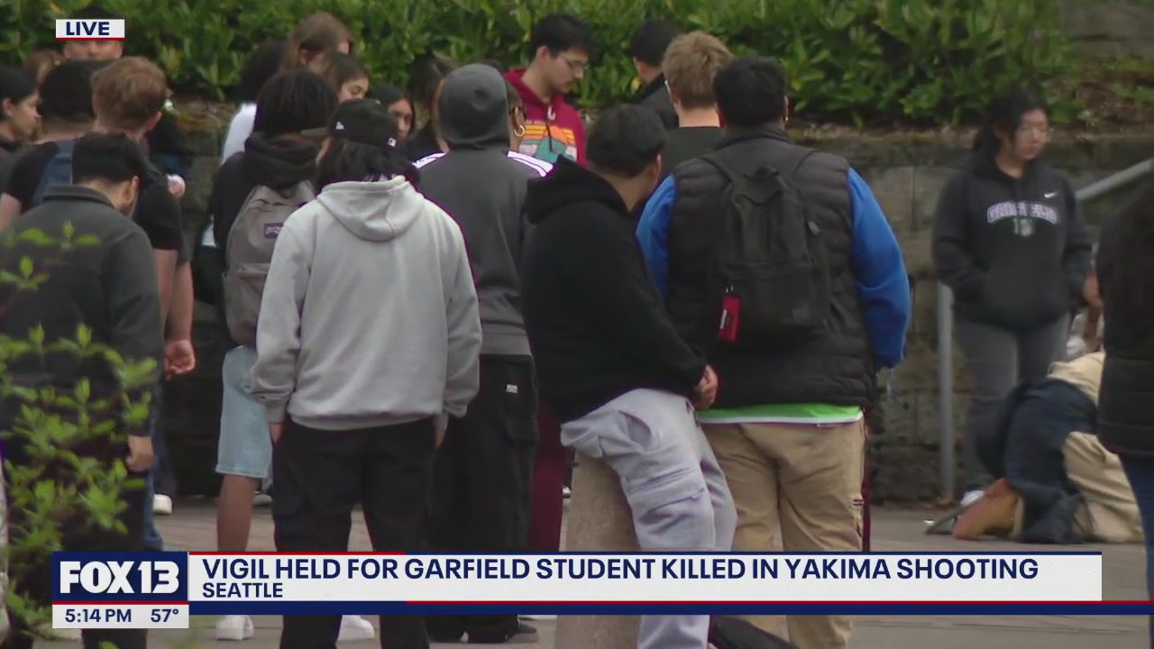 Vigil held for Seattle high school student killed in Yakima on Easter