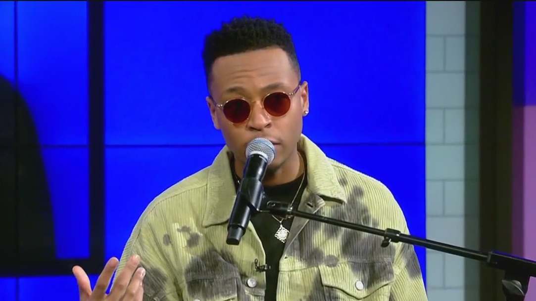 Recording artist Kevin Ross performs on GDNY