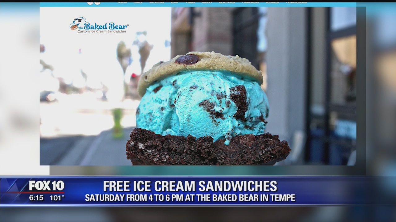 Free Ice Cream Sandwiches at Baked Bear
