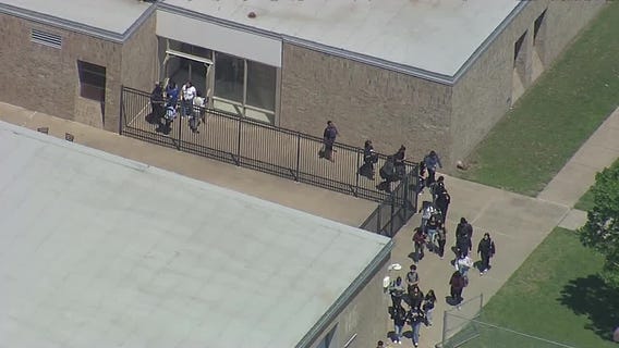Dallas school shooting: Wilmer-Hutchins H.S. SKY 4
