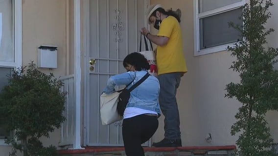 Knocking on doors across South Los Angeles to improve vaccination rate