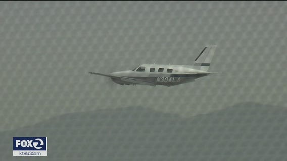 Small plane makes safe emergency landing at SJC without landing gear