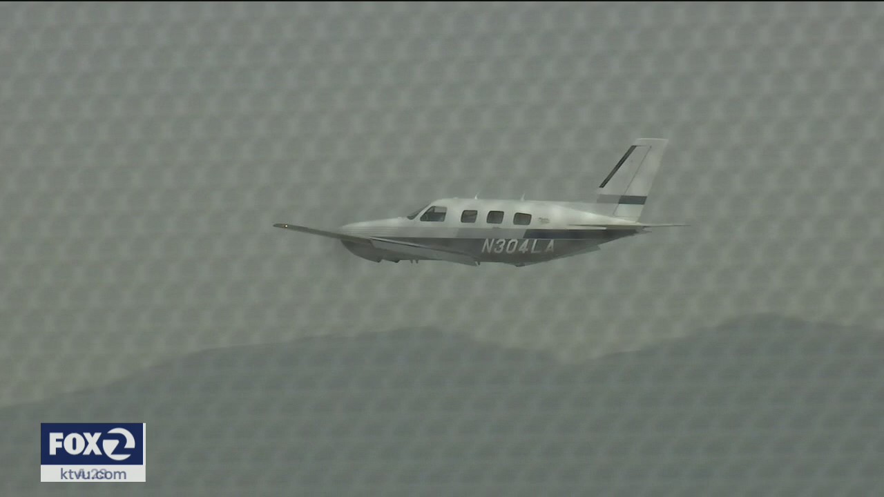 Small plane makes safe emergency landing at SJC without landing gear