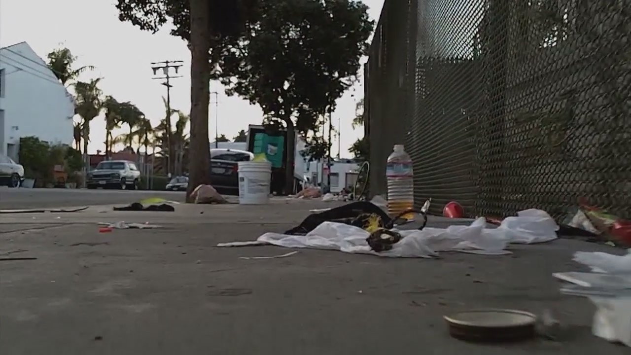 Clean sweeps begin at Venice homeless camps to prevent Hepatitis A
