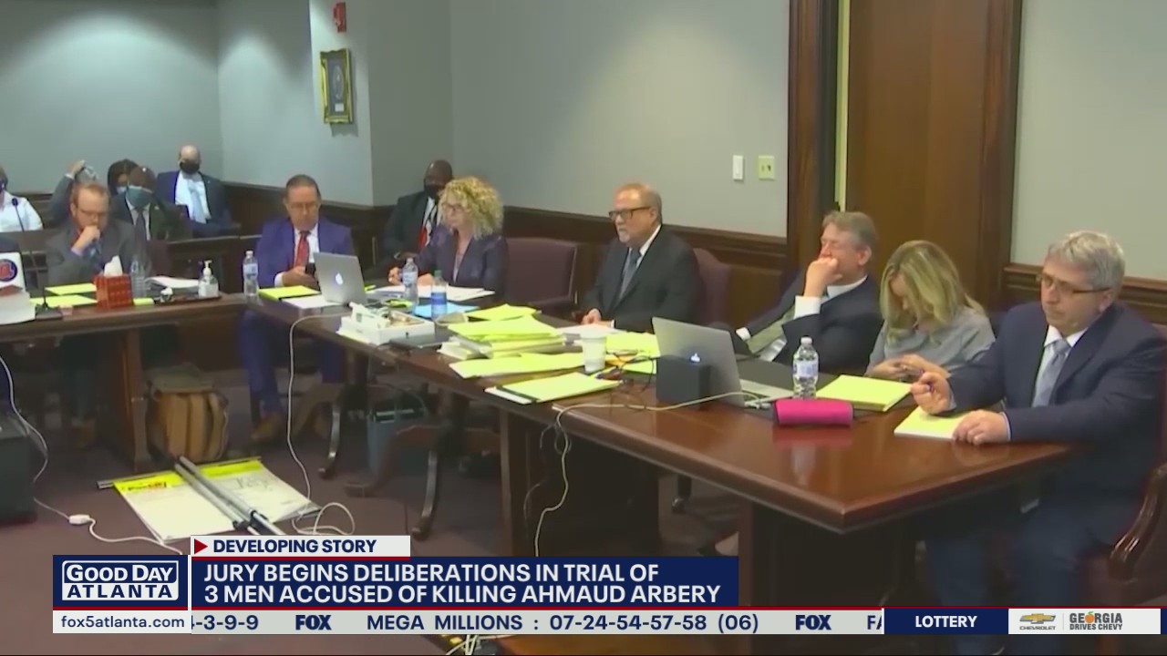 Jury to continue deliberations in Ahmaud Arbery murder trial | FOX 5 ...