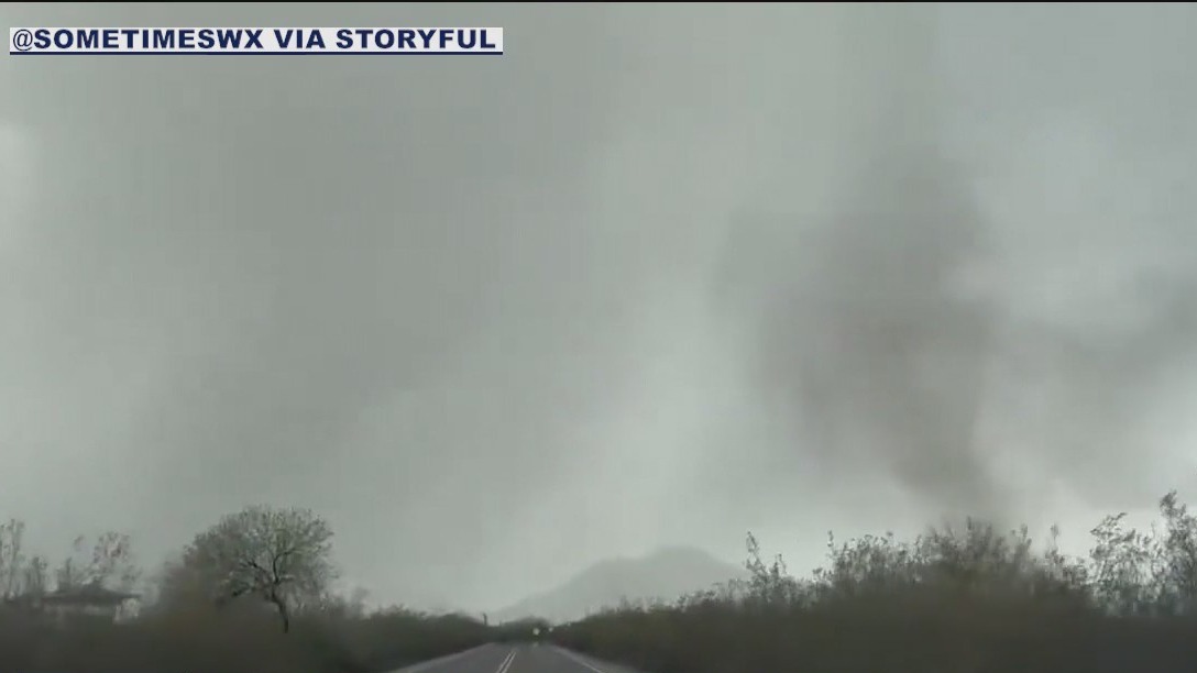 Gustnado' caught on camera after thunderstorms touch down in Arizona