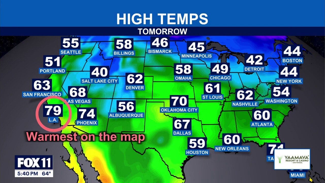 Weather Forecast: Monday, Jan. 12