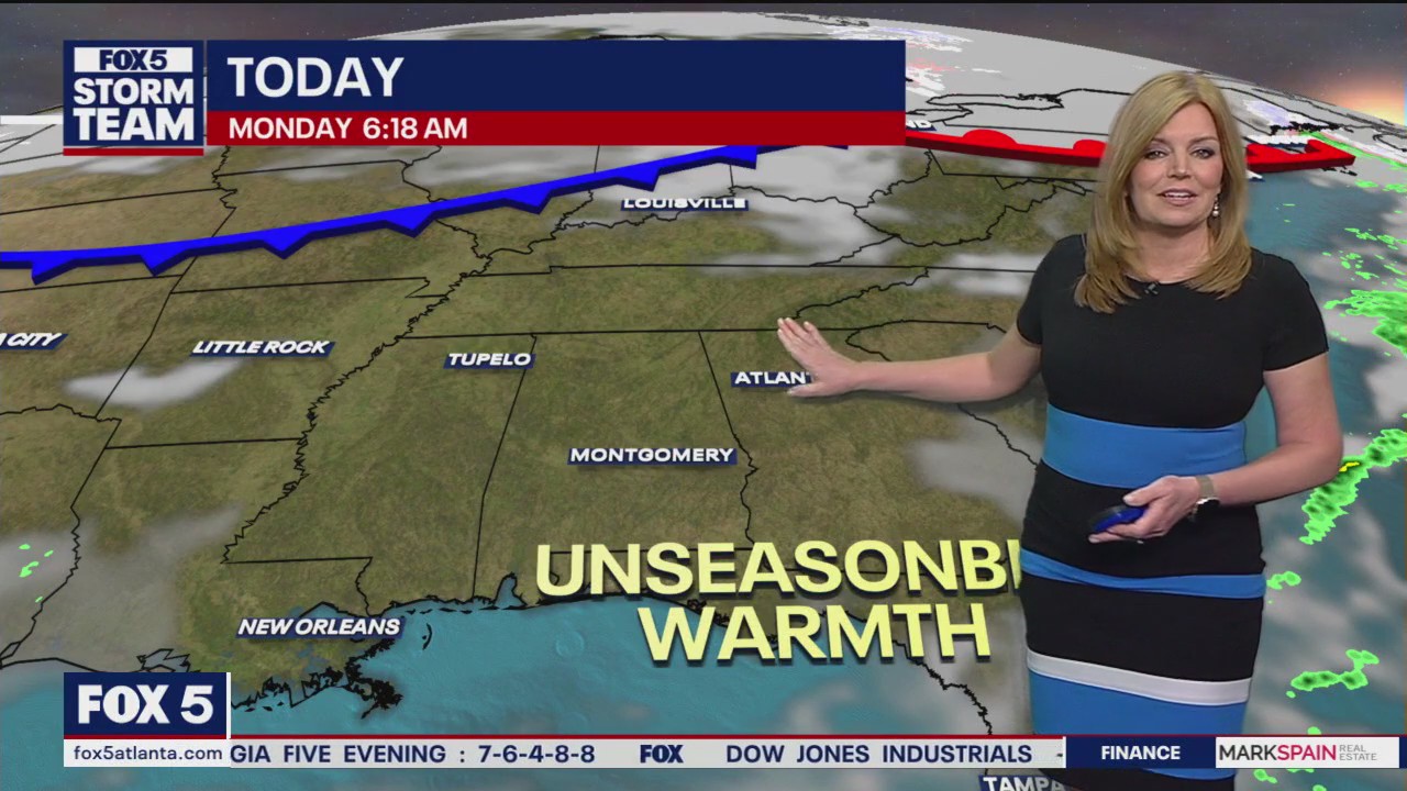 Monday morning weather forecast