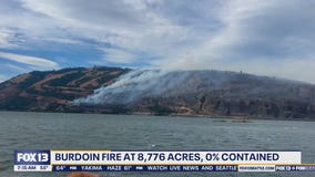 WA wildfires update: Burdoin Fire reached nearly 9,000 acres