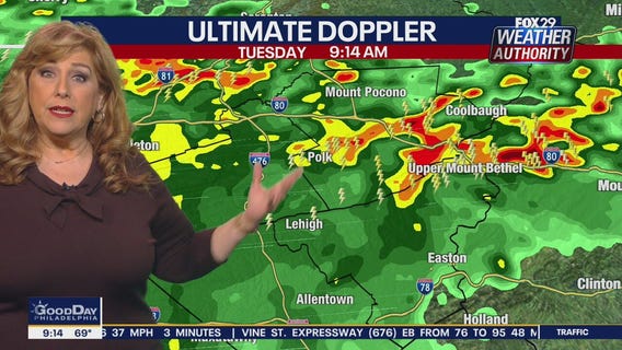 Weather Authority: Tuesday 9 a.m. update