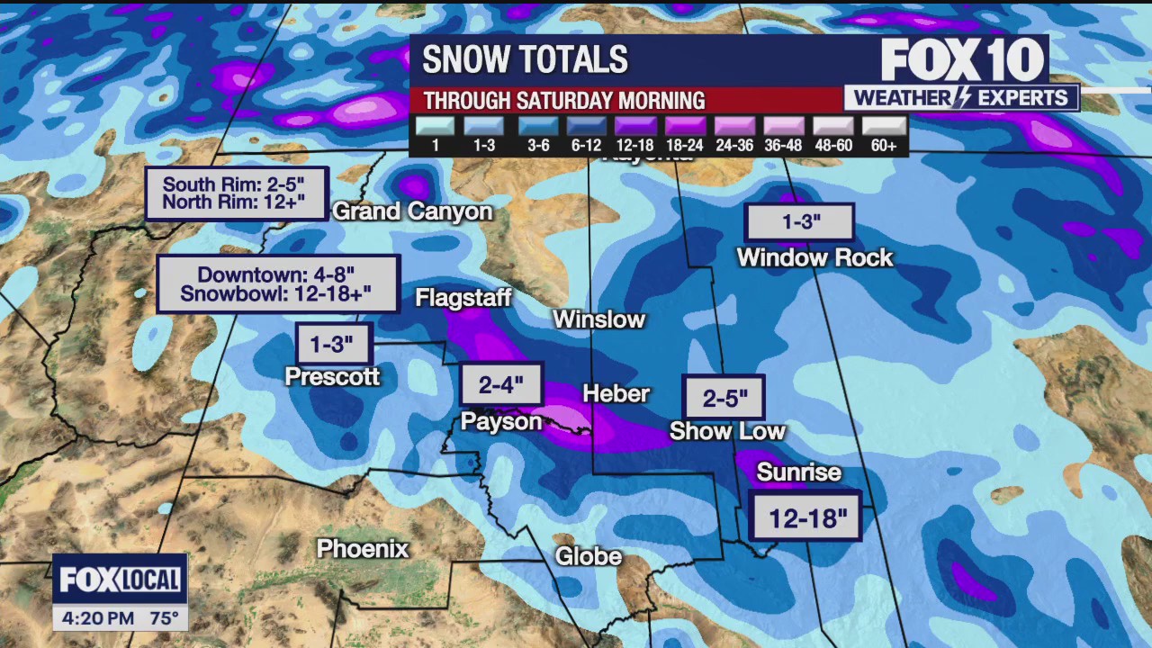 4 p.m. Weather Forecast - 3/5/2025