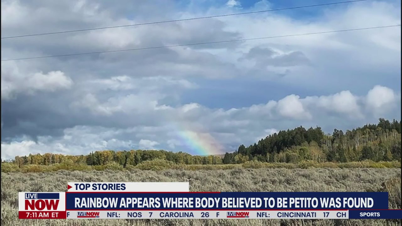 Rainbow appears where authorities discovered body believed to be Gabby Petito