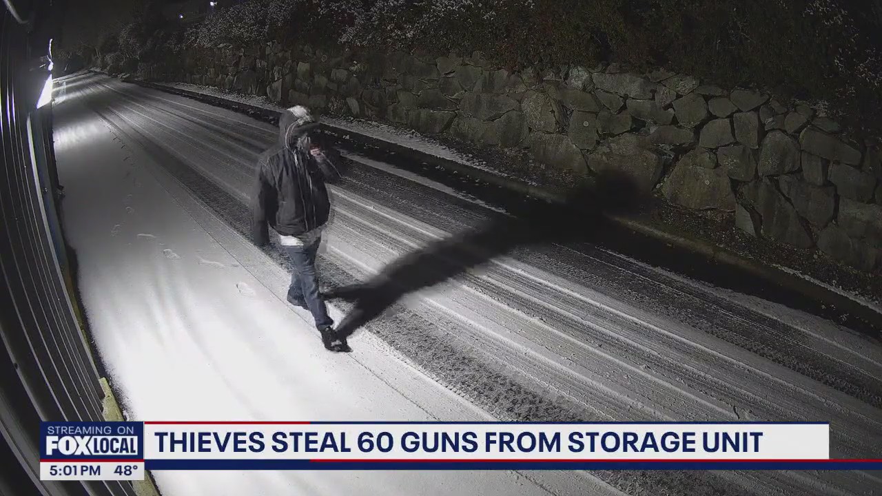 Thieves steal 60 guns from South Hill, WA Storage unit