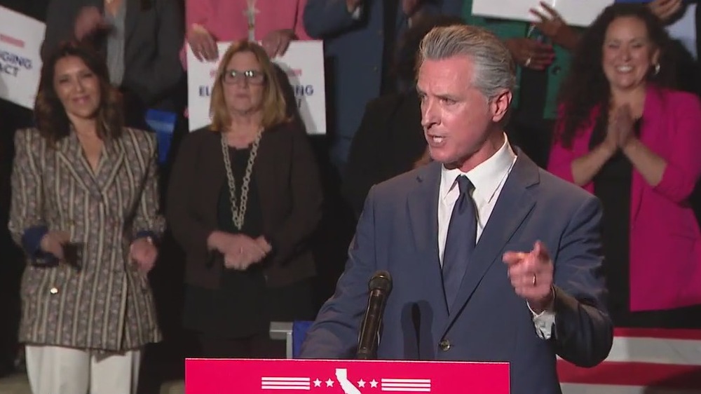 Newsom on California redistricting, Trump