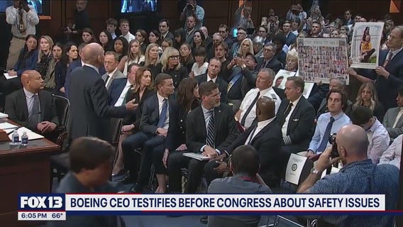 Boeing CEO grilled by Congress over safety issues