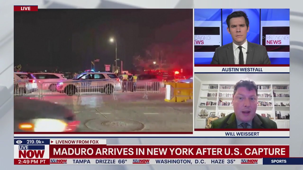 Maduro arrives in New York City after U.S. capture