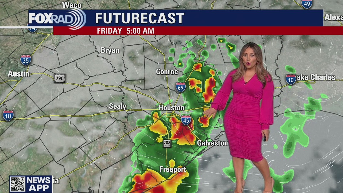 Downpours as we head into holiday weekend