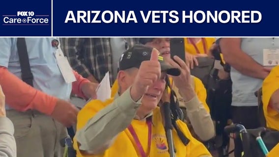 33 veterans return to Arizona after Honor Flight