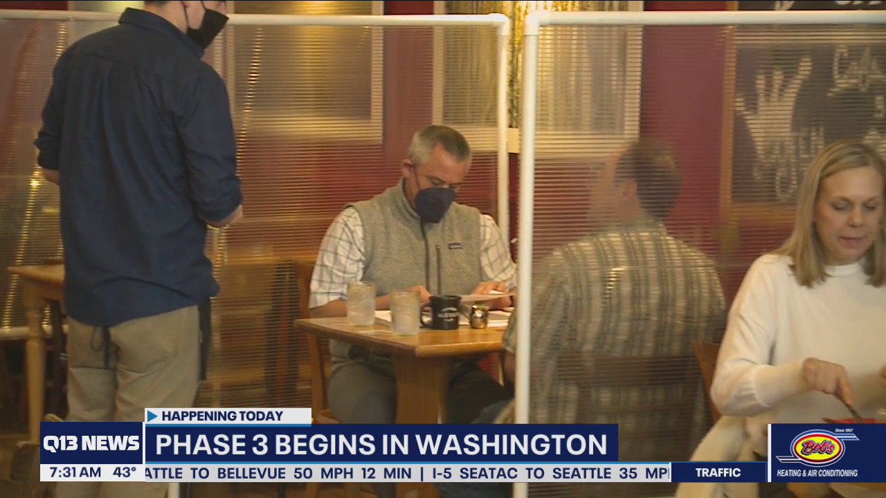 Phase 3 begins in Washington