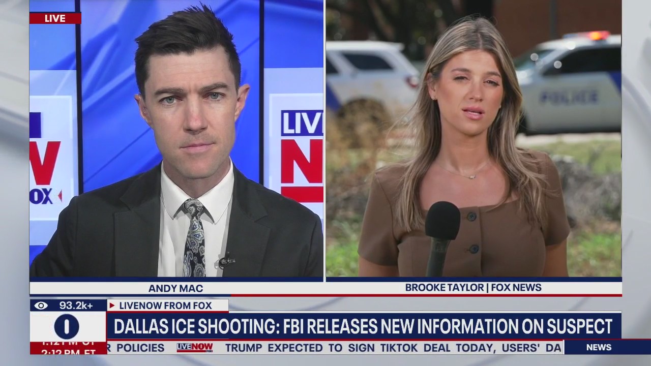 Handwritten notes from Dallas ICE shooter