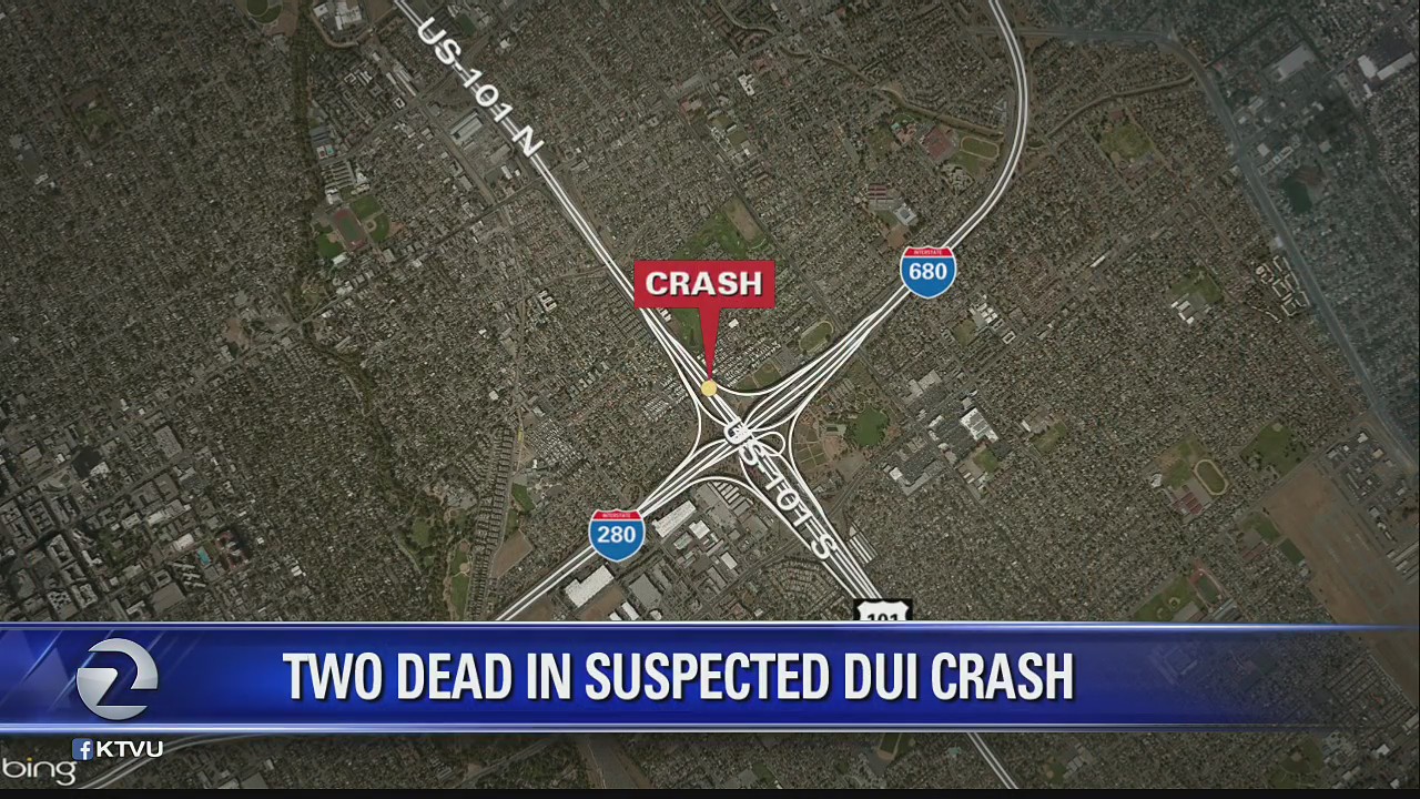 Two dead in suspected DUI crash in San Jose