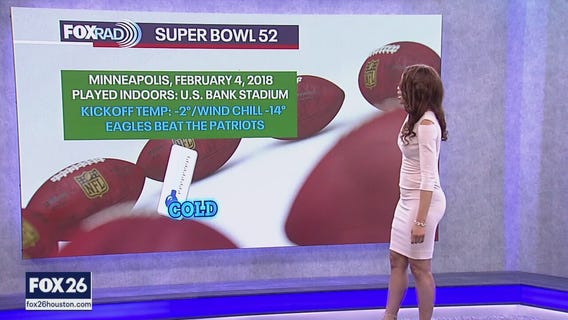 History of wild Super Bowl weather