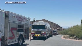 Firefighter transported while rescuing hiker in AZ