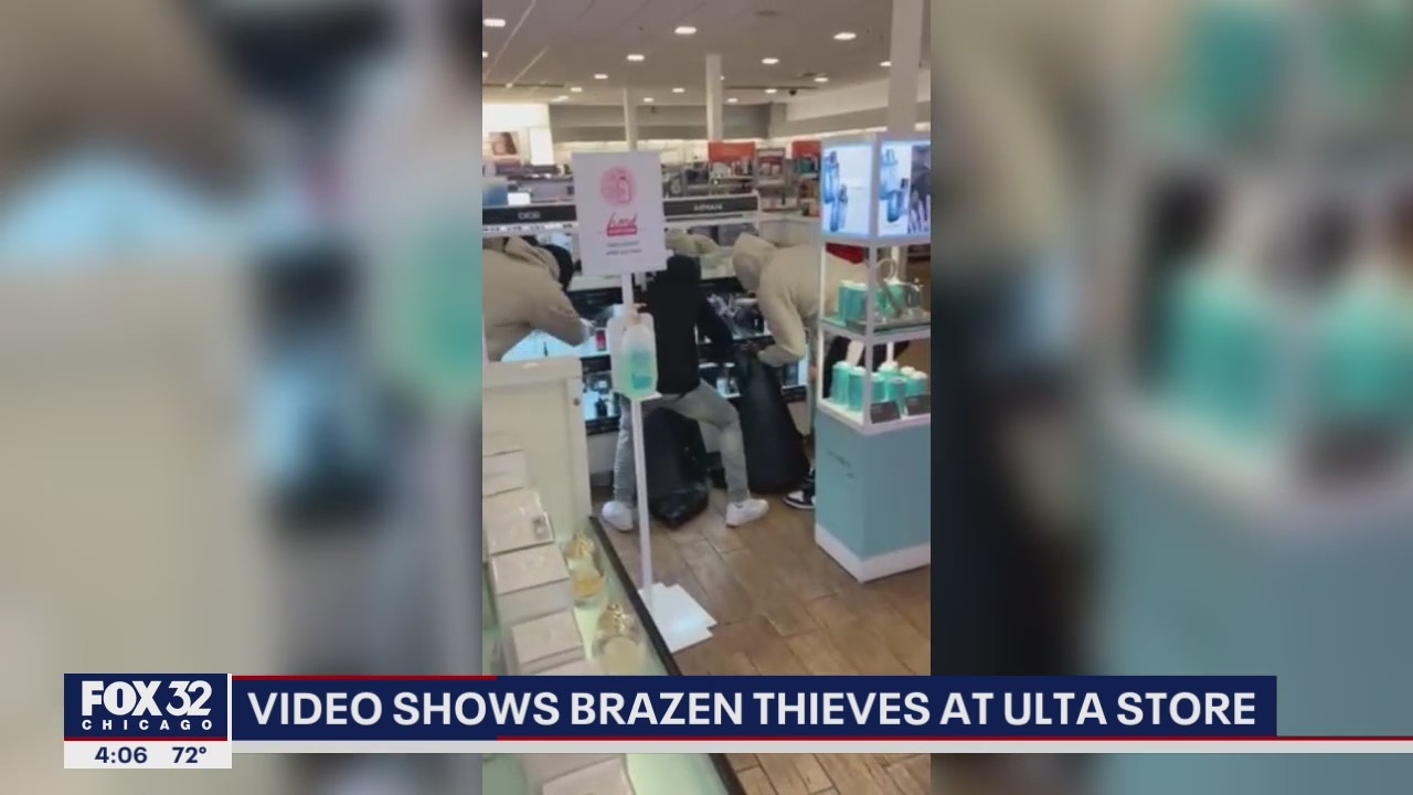 Video shows brazen thieves at Ulta store in Norridge