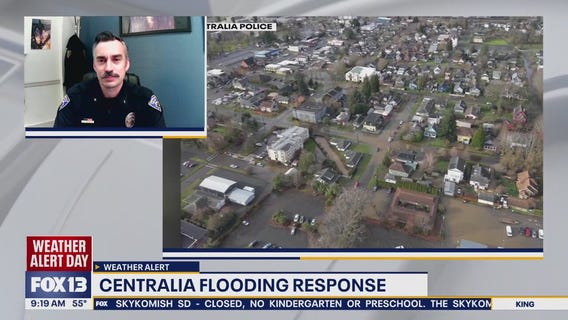 Flooding response in Centralia, WA