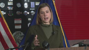Elissa Slotkin addresses the media after president issues threats toward her and other members of Congress