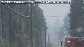 Evac orders lifted in Apache County fire