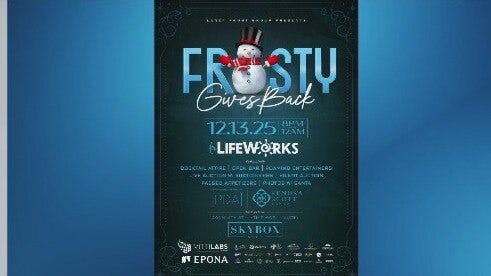 Frosty Gives Back charity event returns December 13