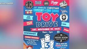 6th annual Pomona toy drive, concert and car show