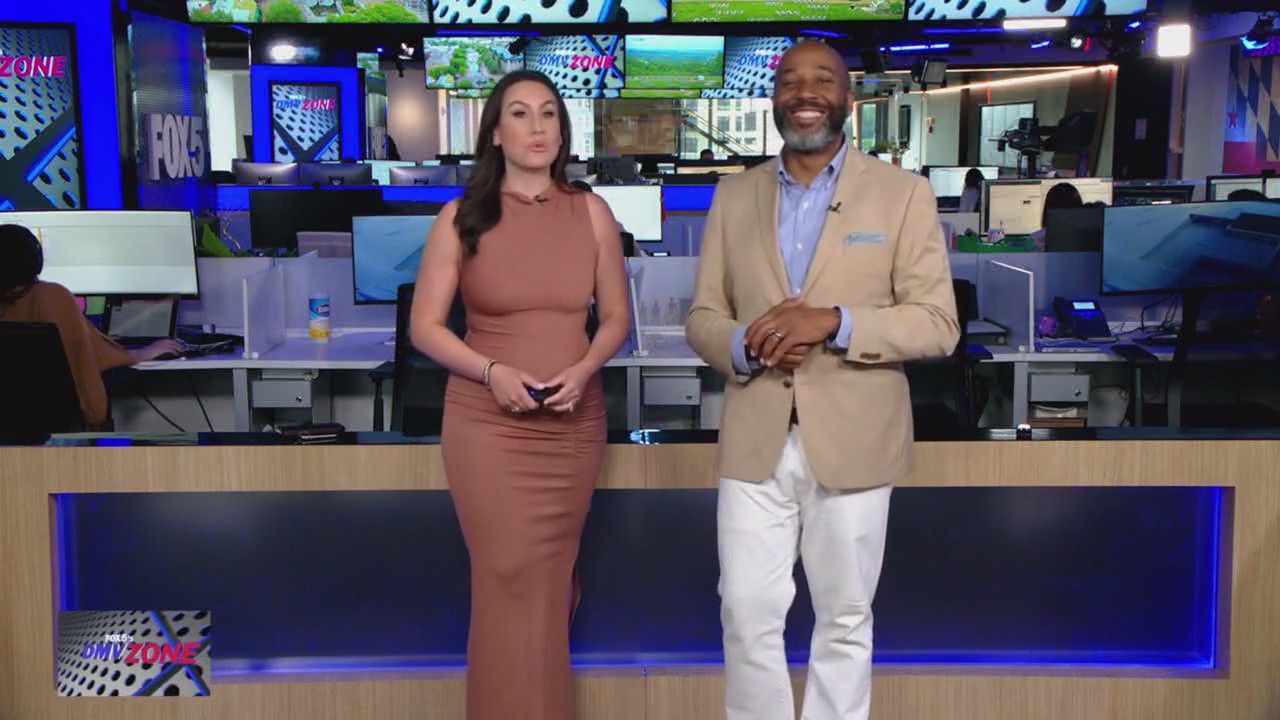 Erin Como checks out Hush Rooftop pool at the Viceroy DC