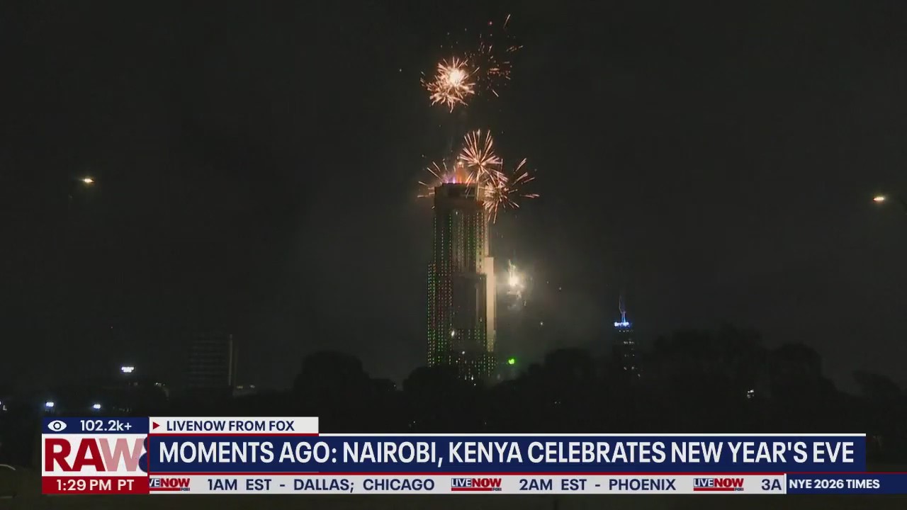 New Year's Eve fireworks: Kenya celebrates 2026